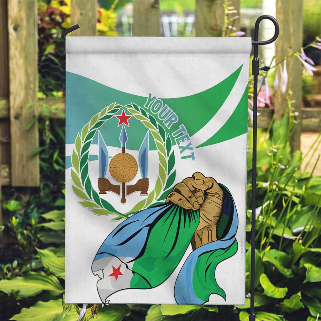 Personalized Djibouti Independence Day Garden Flag Midnimo Sinnaan Nabad