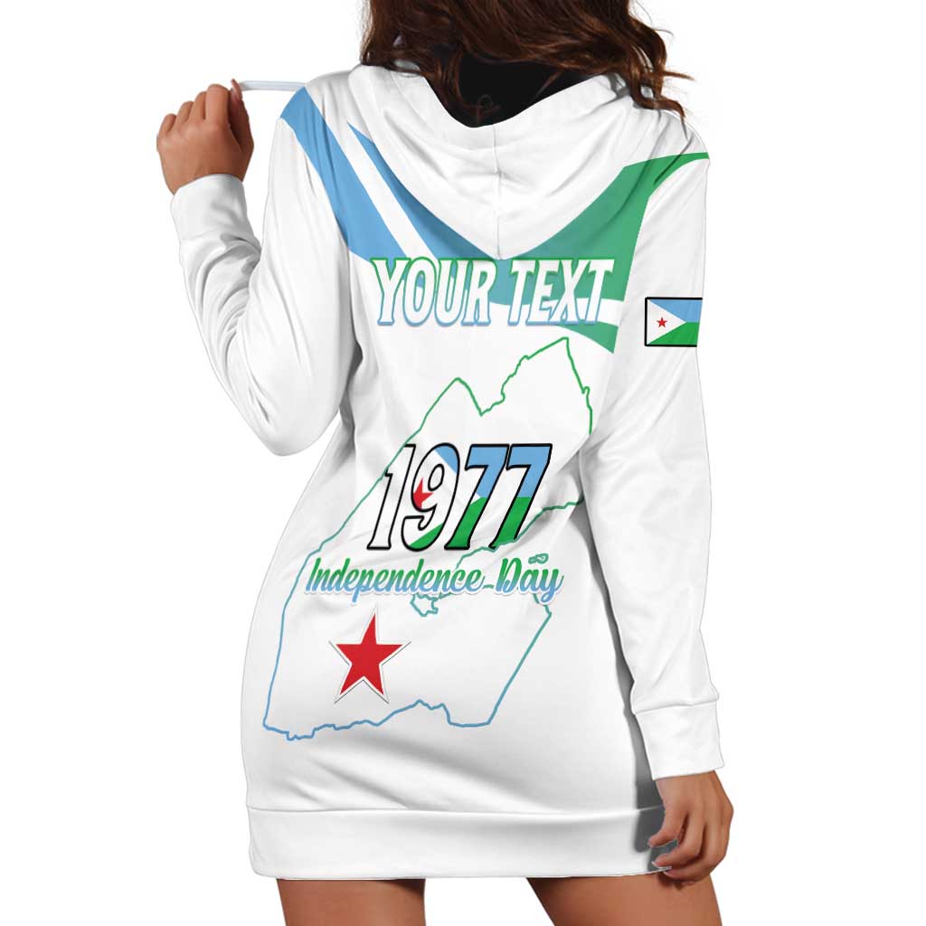 Personalized Djibouti Independence Day Hoodie Dress Midnimo Sinnaan Nabad