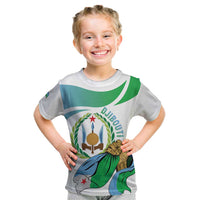 Personalized Djibouti Independence Day Kid T Shirt Midnimo Sinnaan Nabad