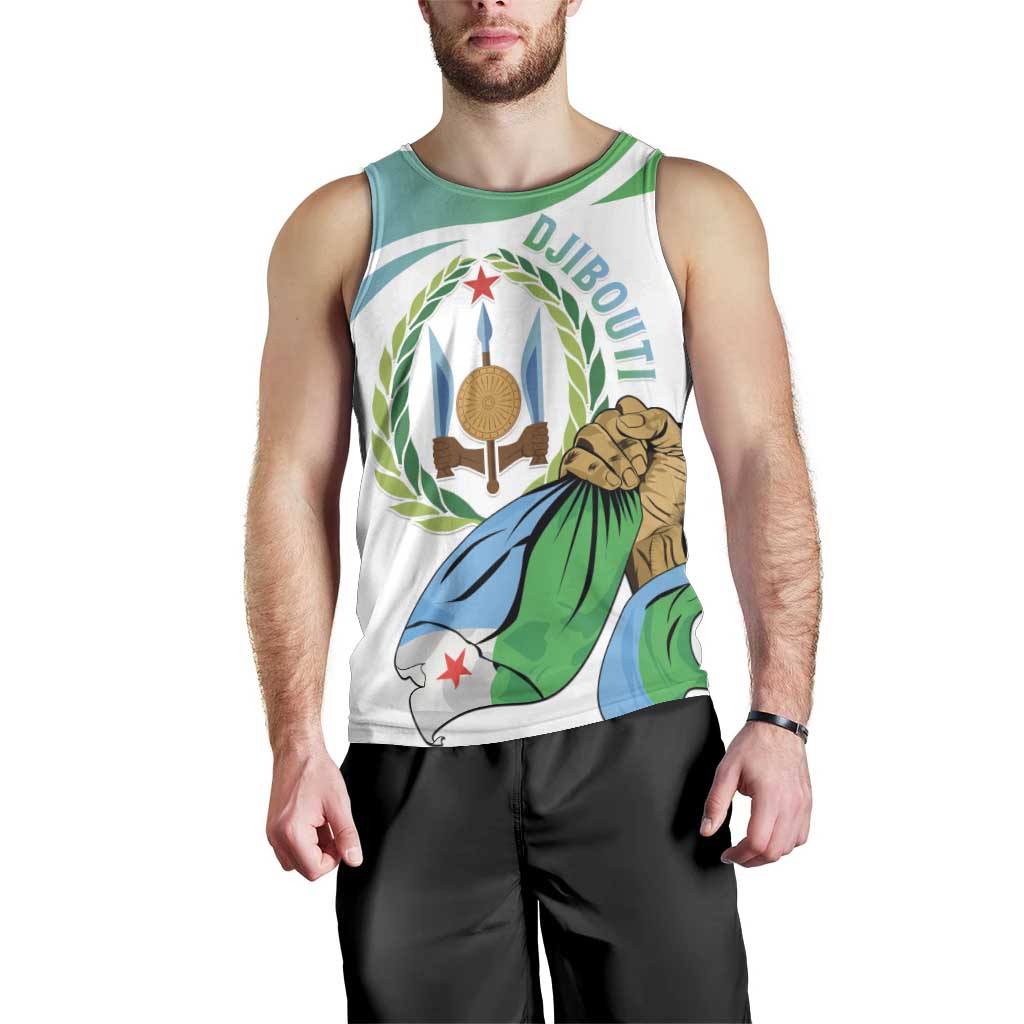 Personalized Djibouti Independence Day Men Tank Top Midnimo Sinnaan Nabad