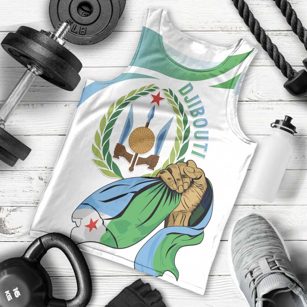 Personalized Djibouti Independence Day Men Tank Top Midnimo Sinnaan Nabad