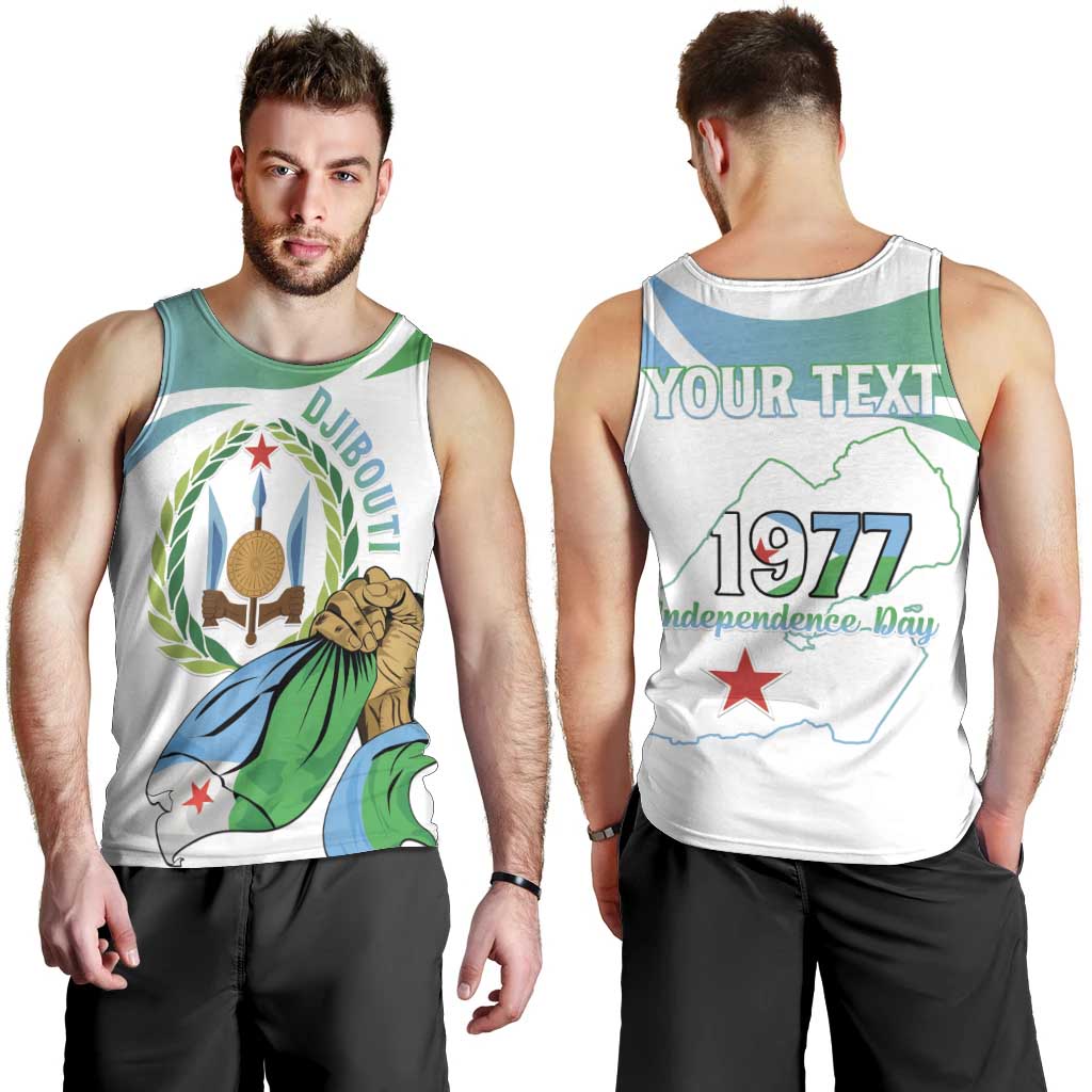 Personalized Djibouti Independence Day Men Tank Top Midnimo Sinnaan Nabad
