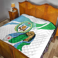 Personalized Djibouti Independence Day Quilt Midnimo Sinnaan Nabad
