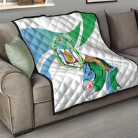 Personalized Djibouti Independence Day Quilt Midnimo Sinnaan Nabad