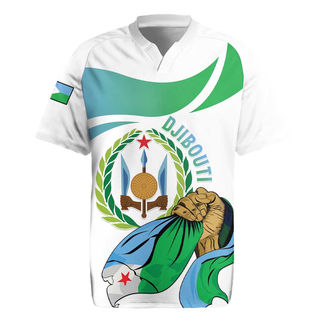 Personalized Djibouti Independence Day Rugby Jersey Midnimo Sinnaan Nabad