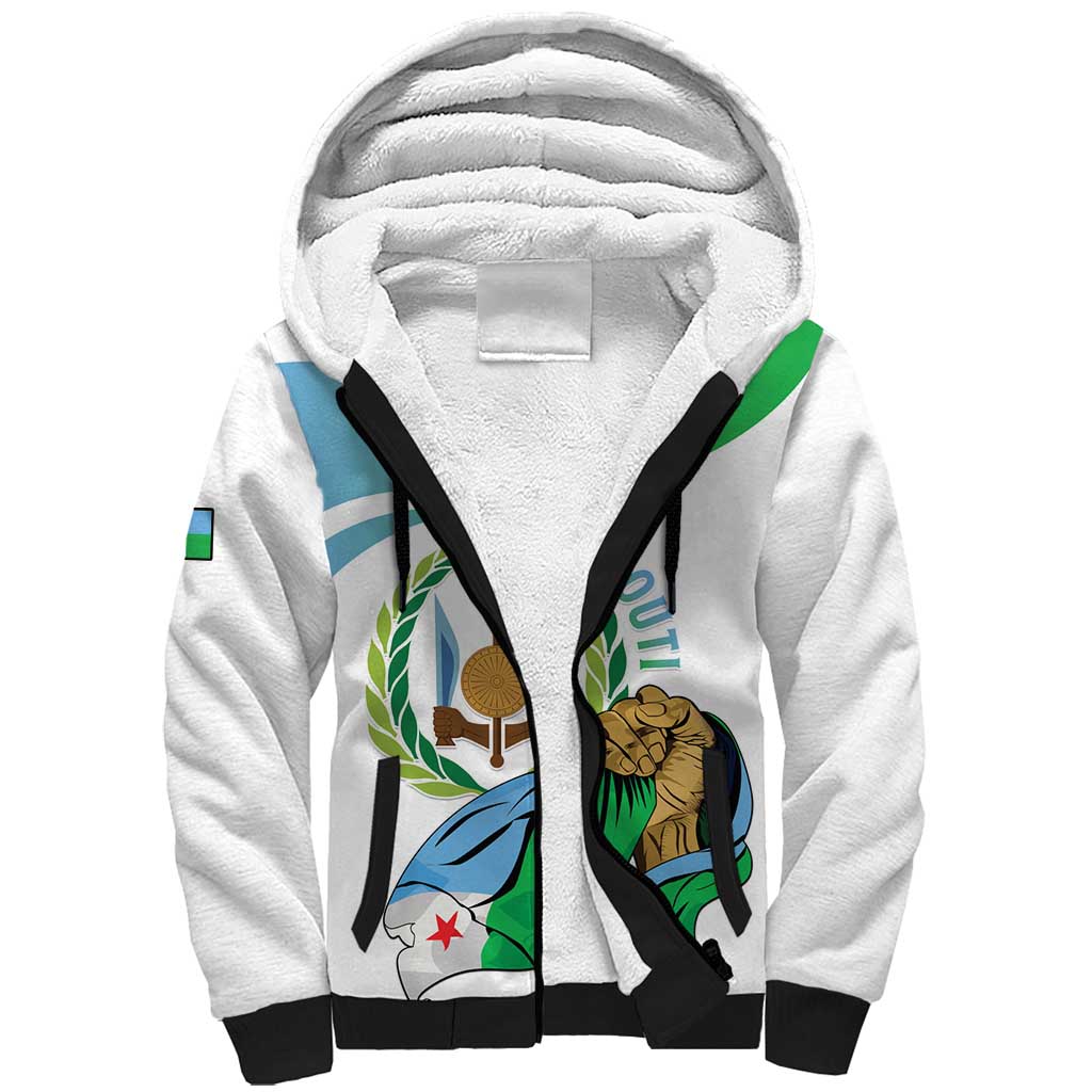 Personalized Djibouti Independence Day Sherpa Hoodie Midnimo Sinnaan Nabad