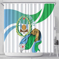 Personalized Djibouti Independence Day Shower Curtain Midnimo Sinnaan Nabad