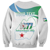Personalized Djibouti Independence Day Sweatshirt Midnimo Sinnaan Nabad