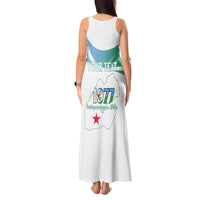 Personalized Djibouti Independence Day Tank Maxi Dress Midnimo Sinnaan Nabad