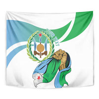 Personalized Djibouti Independence Day Tapestry Midnimo Sinnaan Nabad