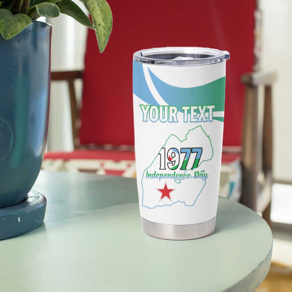 Personalized Djibouti Independence Day Tumbler Cup Midnimo Sinnaan Nabad