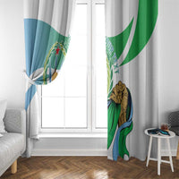 Personalized Djibouti Independence Day Window Curtain Midnimo Sinnaan Nabad