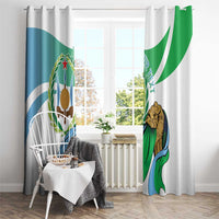Personalized Djibouti Independence Day Window Curtain Midnimo Sinnaan Nabad