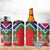 Personalized Gambia 4 in 1 Can Cooler Tumbler Coat Of Arms White Variety Orchid