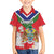 Personalized Gambia Family Matching Off Shoulder Short Dress and Hawaiian Shirt Coat Of Arms White Variety Orchid