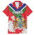 Personalized Gambia Hawaiian Shirt Coat Of Arms White Variety Orchid