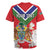 Personalized Gambia Rugby Jersey Coat Of Arms White Variety Orchid