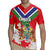 Personalized Gambia Rugby Jersey Coat Of Arms White Variety Orchid