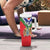 Personalized Gambia Tumbler With Handle Coat Of Arms White Variety Orchid