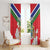 Personalized Gambia Window Curtain Coat Of Arms White Variety Orchid