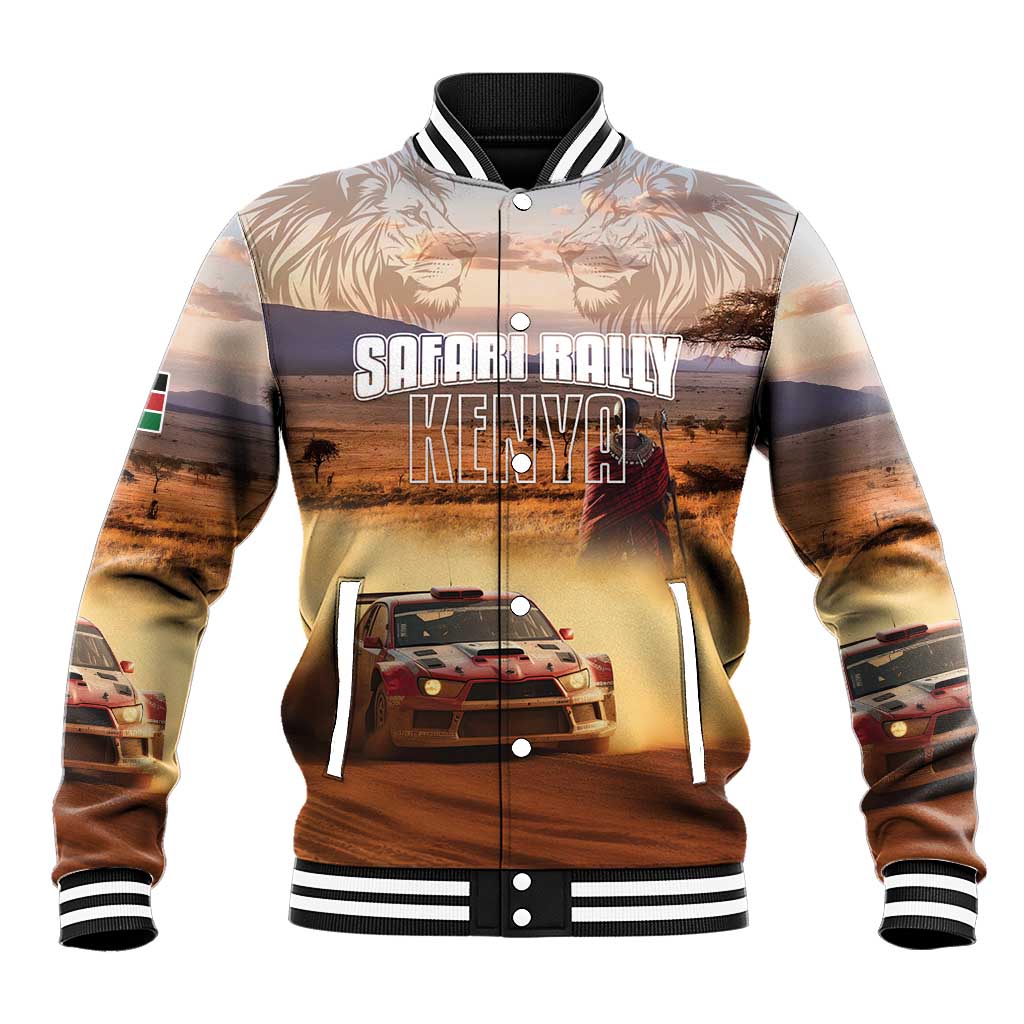 Personalized Kenya Rally Baseball Jacket Road To Champions