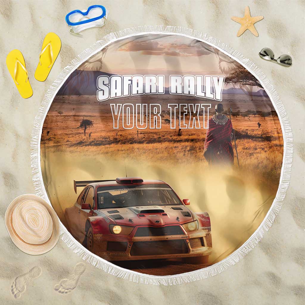 Personalized Kenya Rally Beach Blanket Road To Champions