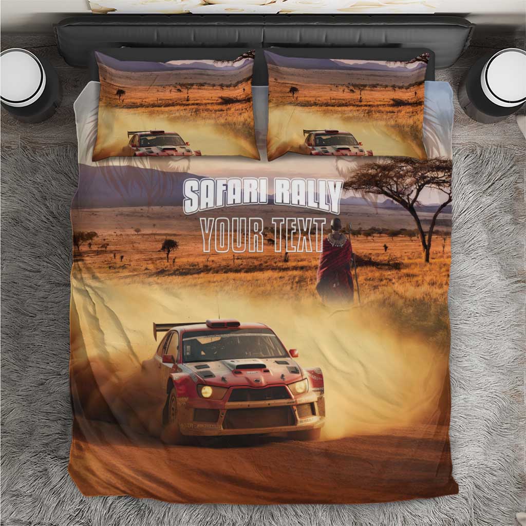 Personalized Kenya Rally Bedding Set Road To Champions