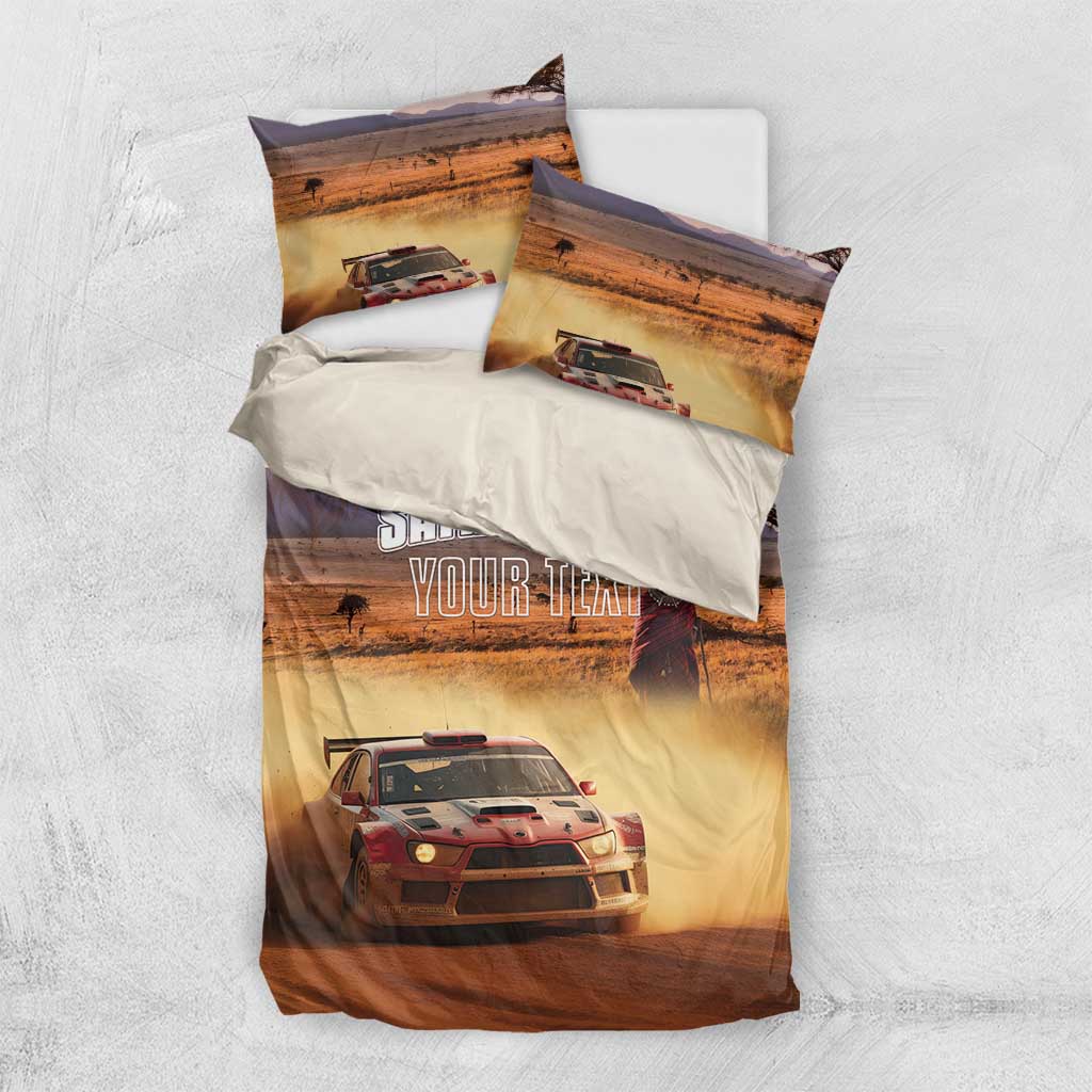 Personalized Kenya Rally Bedding Set Road To Champions