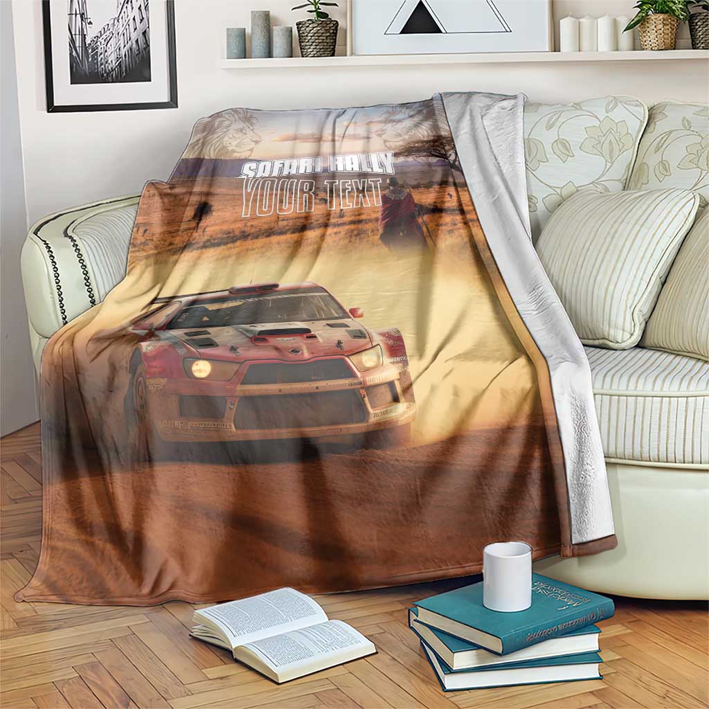 Personalized Kenya Rally Blanket Road To Champions