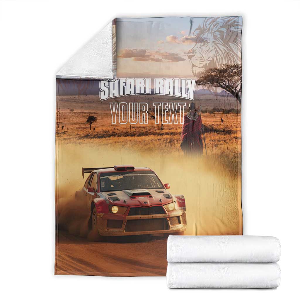 Personalized Kenya Rally Blanket Road To Champions
