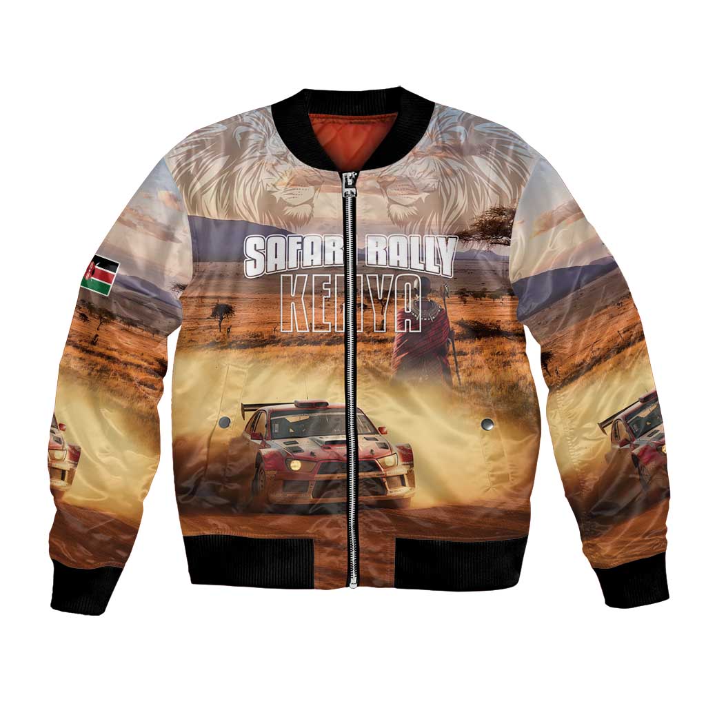 Personalized Kenya Rally Bomber Jacket Road To Champions