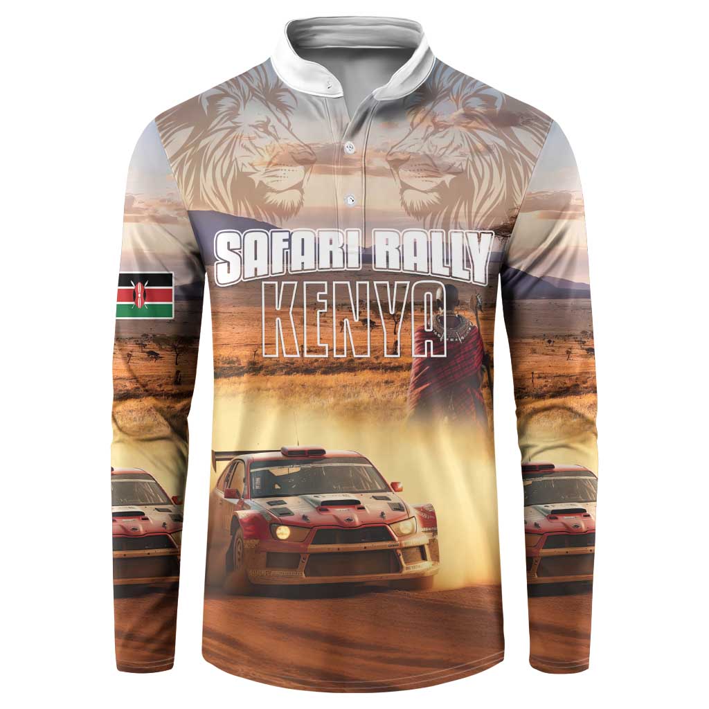 Personalized Kenya Rally Button Sweatshirt Road To Champions