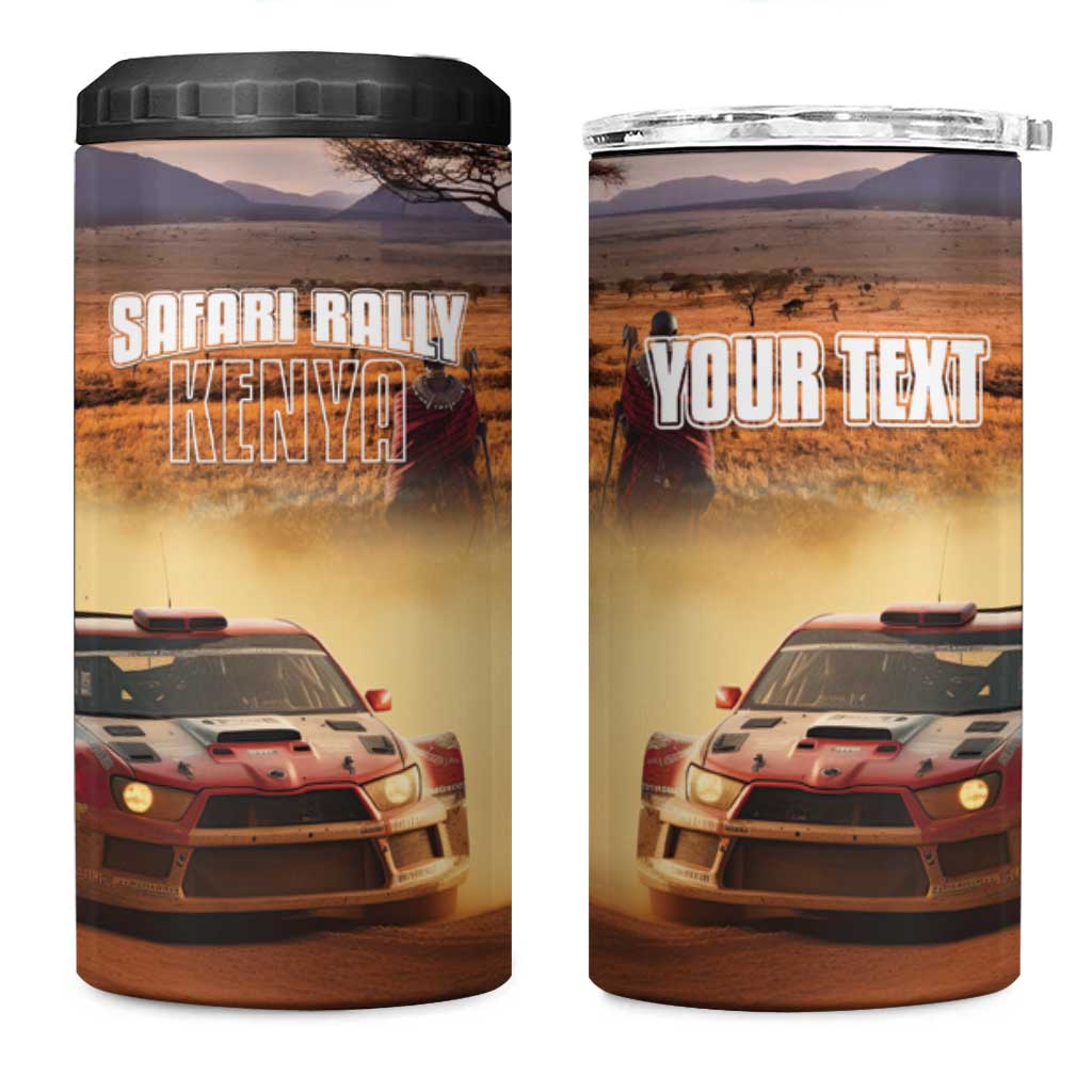 Personalized Kenya Rally 4 in 1 Can Cooler Tumbler Road To Champions