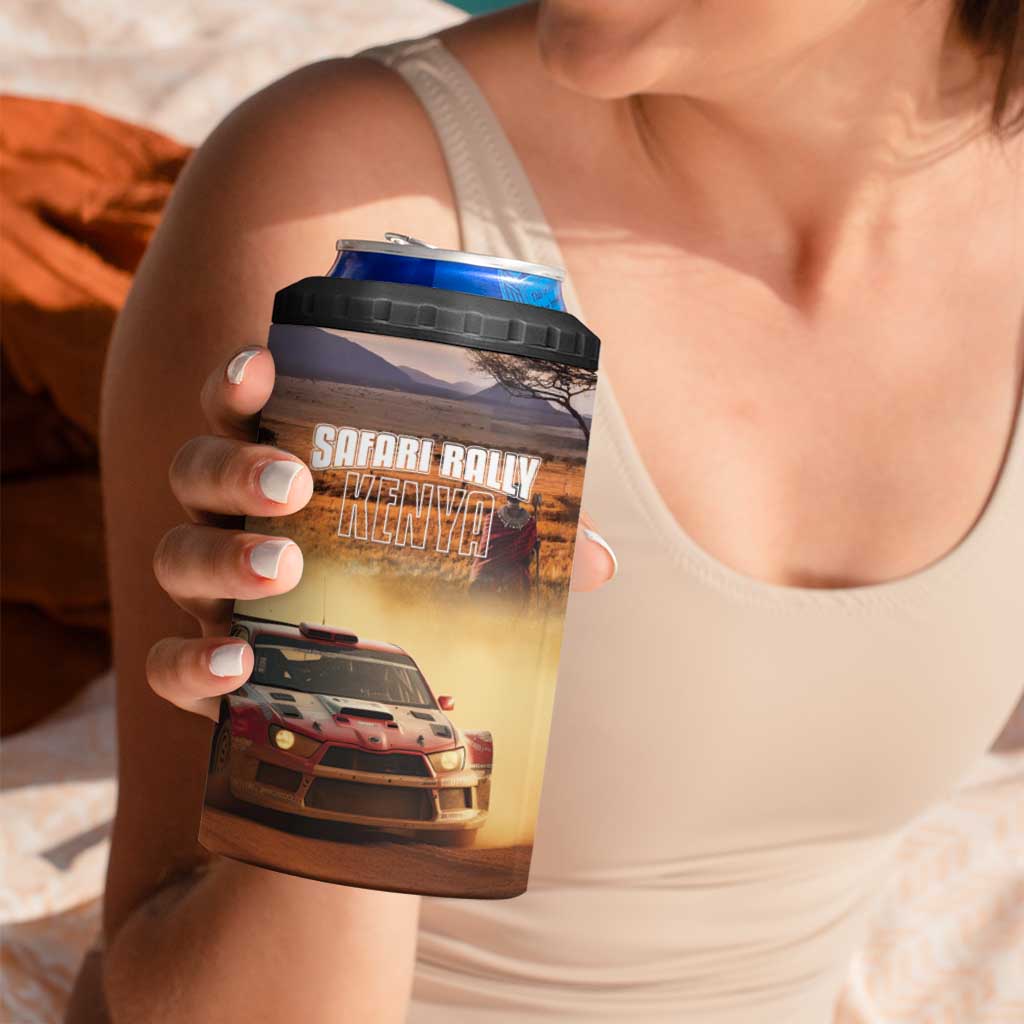 Personalized Kenya Rally 4 in 1 Can Cooler Tumbler Road To Champions
