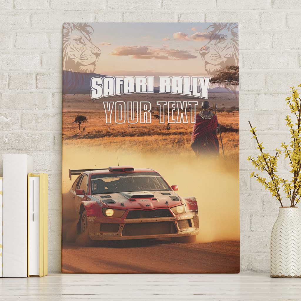Personalized Kenya Rally Canvas Wall Art Road To Champions