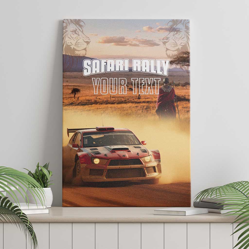 Personalized Kenya Rally Canvas Wall Art Road To Champions