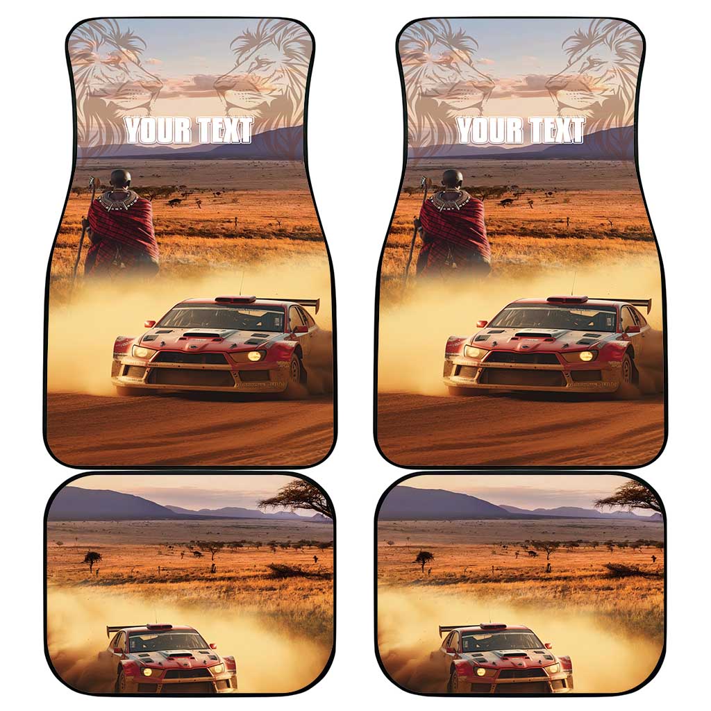 Personalized Kenya Rally Car Mats Road To Champions