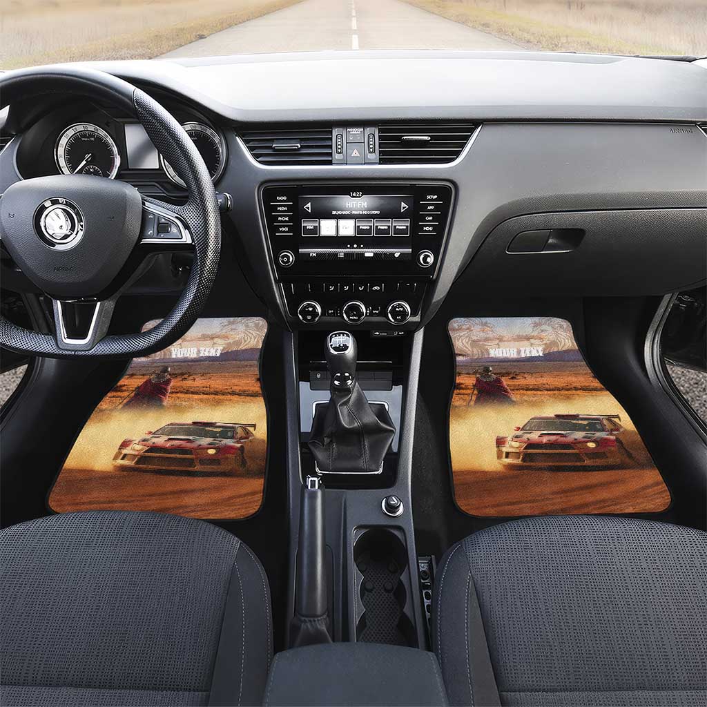 Personalized Kenya Rally Car Mats Road To Champions