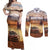 Personalized Kenya Rally Couples Matching Off Shoulder Maxi Dress and Long Sleeve Button Shirt Road To Champions