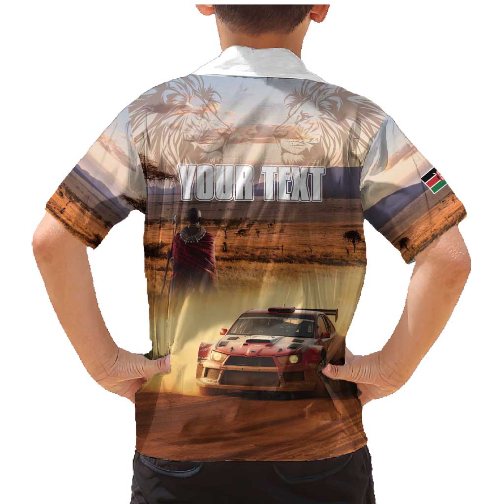 Personalized Kenya Rally Family Matching Mermaid Dress and Hawaiian Shirt Road To Champions