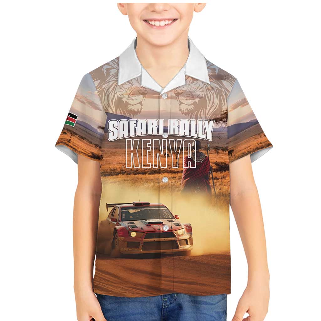 Personalized Kenya Rally Family Matching Mermaid Dress and Hawaiian Shirt Road To Champions