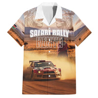 Personalized Kenya Rally Family Matching Off The Shoulder Long Sleeve Dress and Hawaiian Shirt Road To Champions