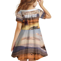 Personalized Kenya Rally Family Matching Off Shoulder Maxi Dress and Hawaiian Shirt Road To Champions