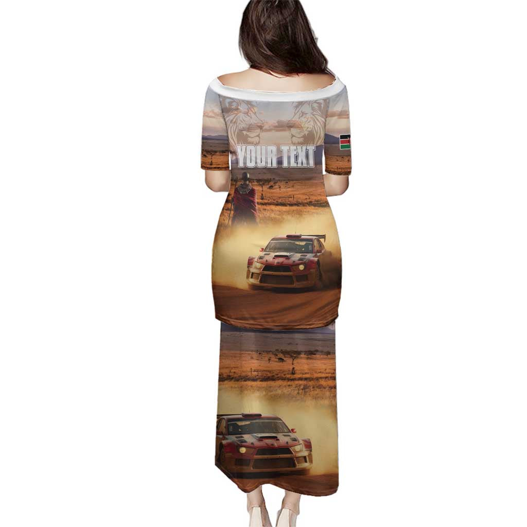 Personalized Kenya Rally Family Matching Puletasi and Hawaiian Shirt Road To Champions