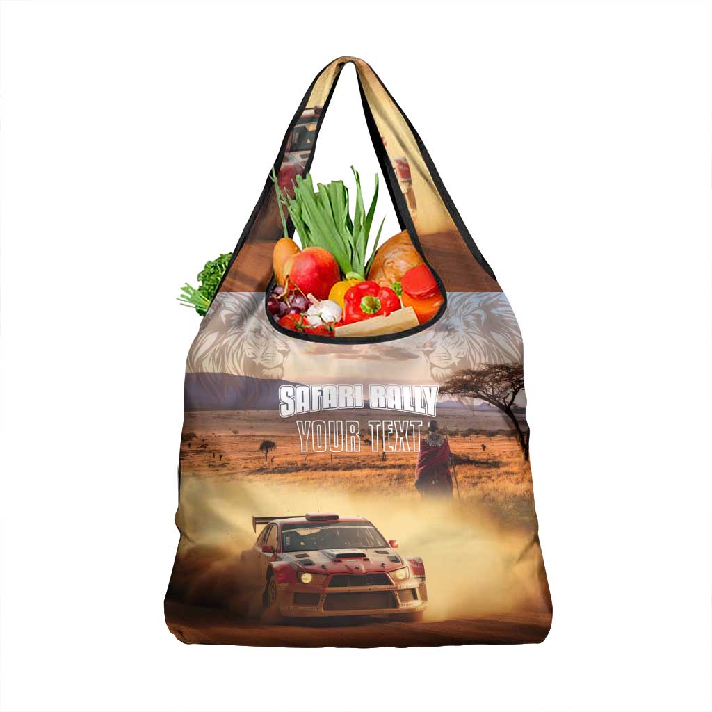 Personalized Kenya Rally Grocery Bag Road To Champions