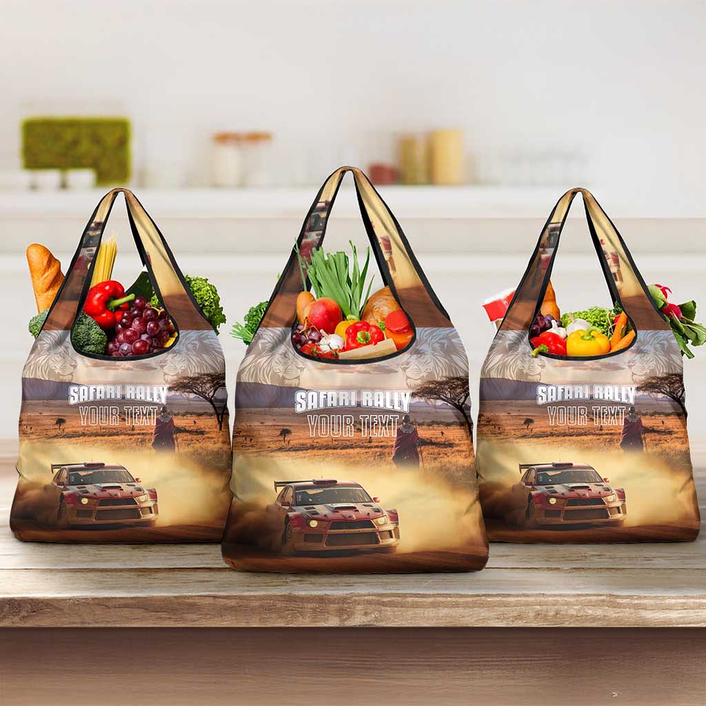 Personalized Kenya Rally Grocery Bag Road To Champions