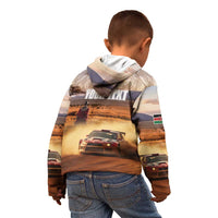 Personalized Kenya Rally Kid Hoodie Road To Champions