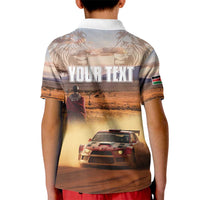 Personalized Kenya Rally Kid Polo Shirt Road To Champions