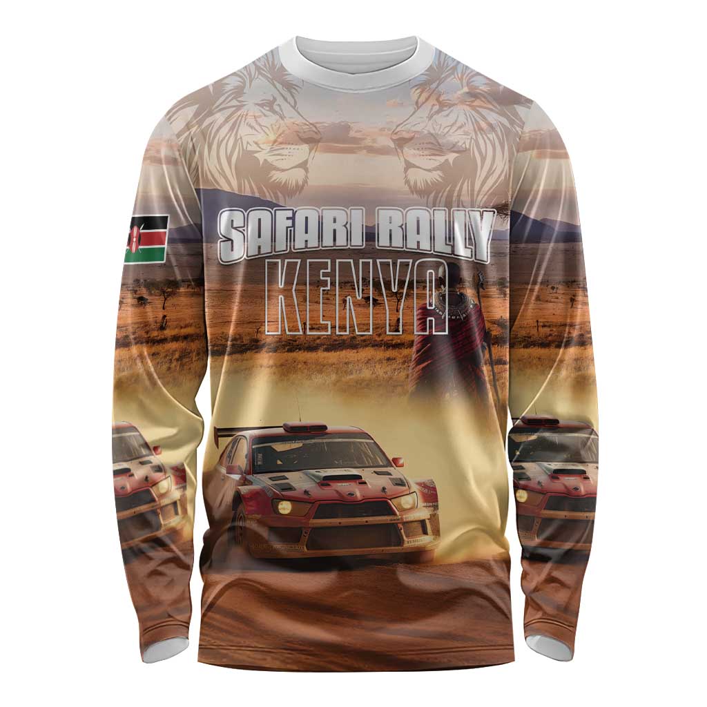 Personalized Kenya Rally Long Sleeve Shirt Road To Champions