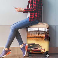 Personalized Kenya Rally Luggage Cover Road To Champions